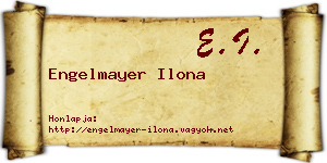 Engelmayer Ilona névjegykártya