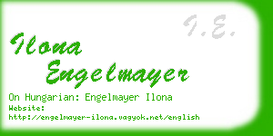 ilona engelmayer business card